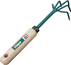 Griffe à fleurs 5 dents manche bois